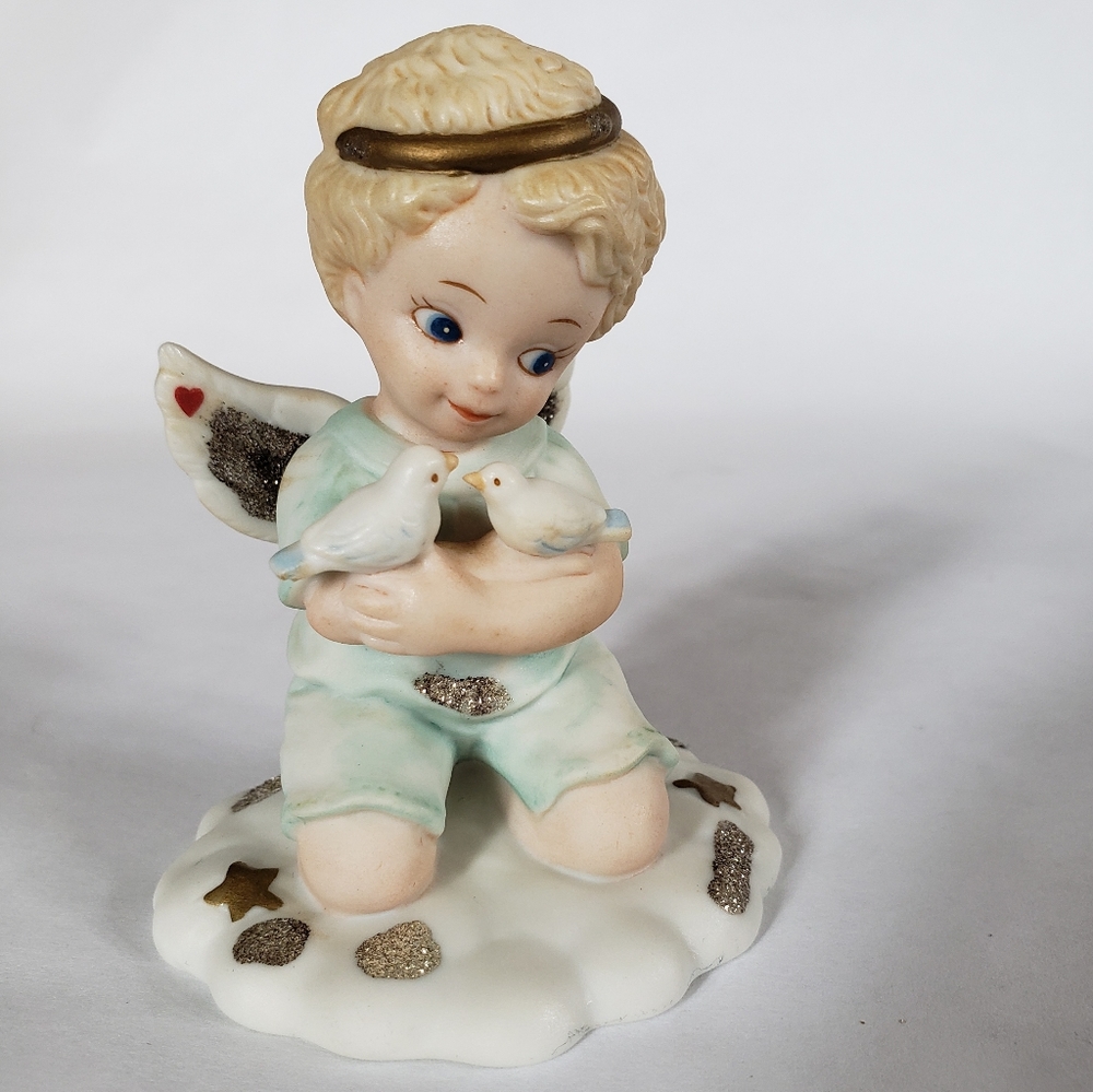 Bundles of Love Porcelain Angel Figurine